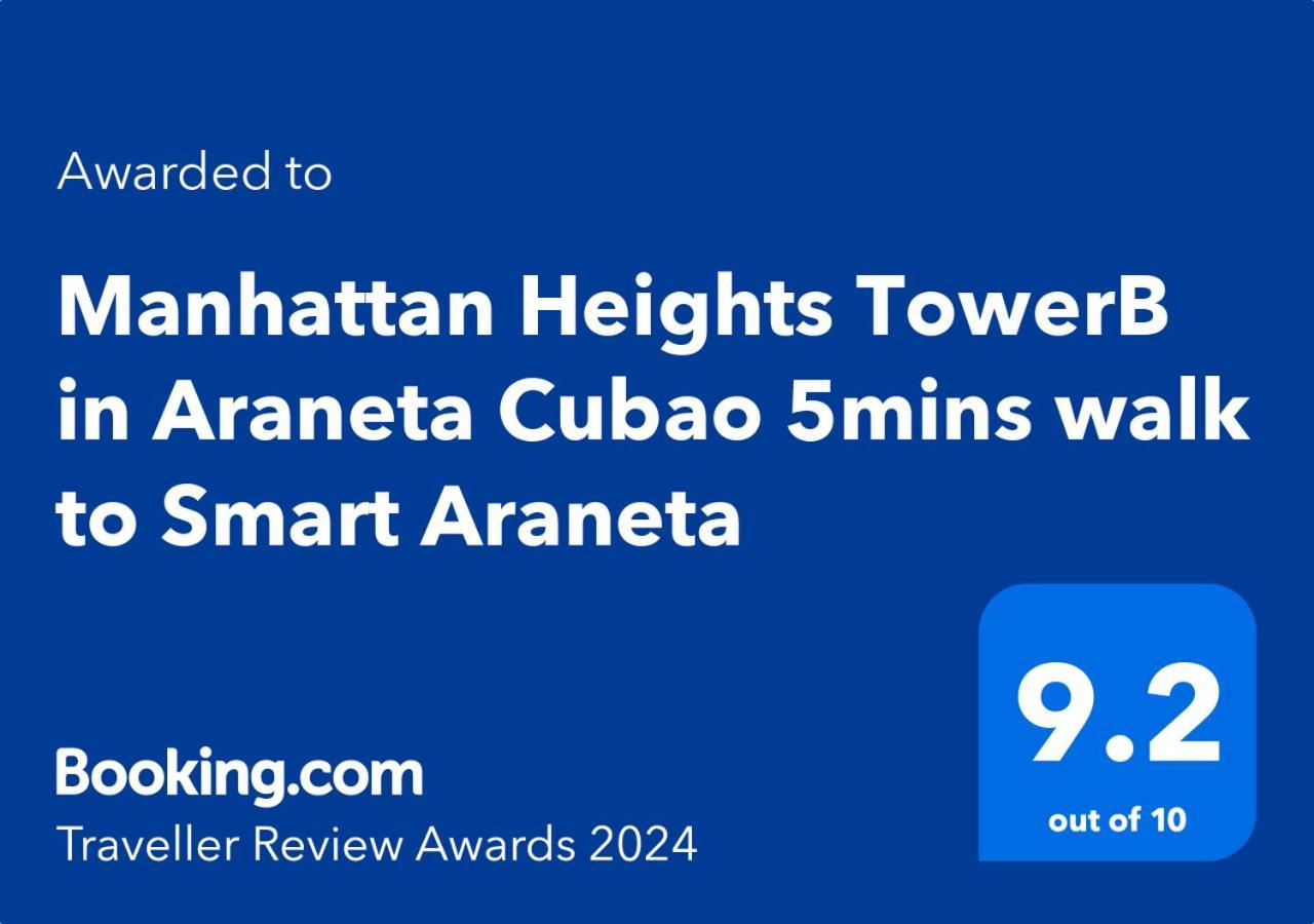 Manhattan Heights Towerb In Araneta Cubao 5Mins Walk To Smart Araneta Aparthotel Manila Luaran gambar
